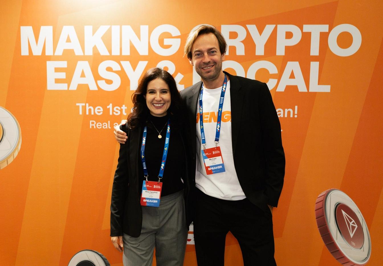 Venga team members discussing