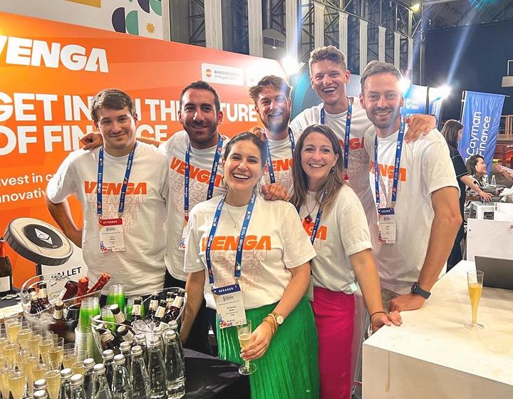 Venga Team celebrating at EBC11 in 2025.