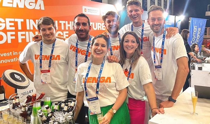 Venga Team celebrating at EBC11 in 2025.