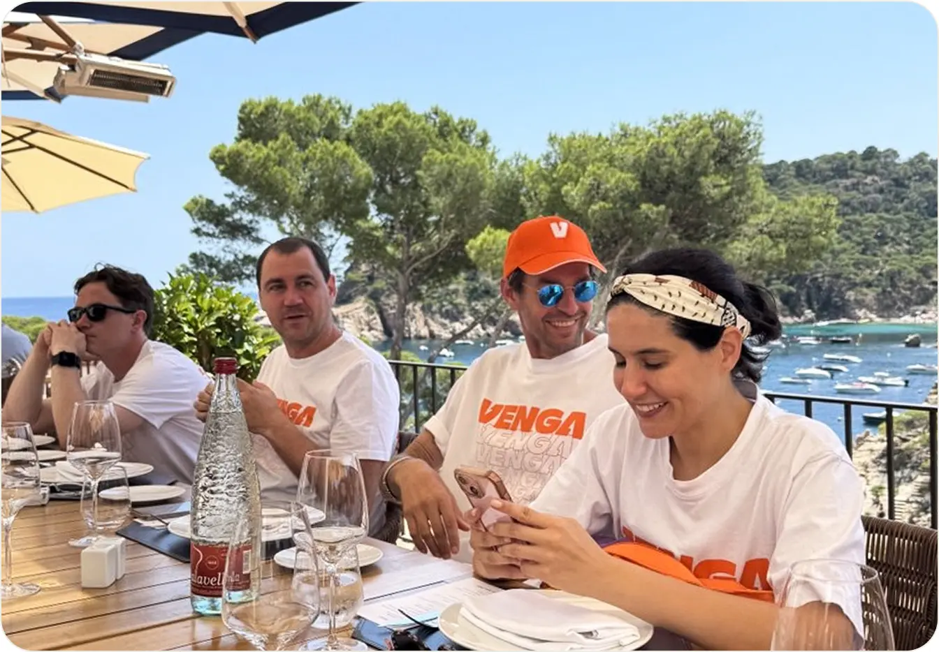 Venga team members discussing