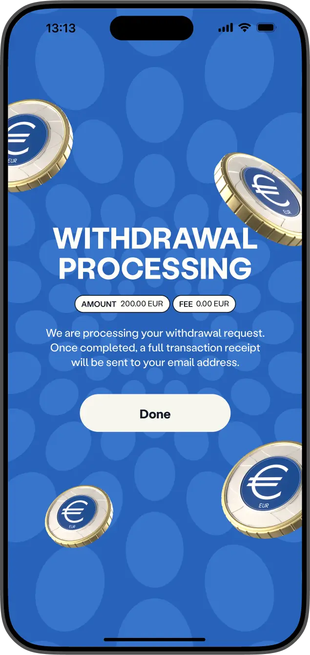 Withdrawal phone