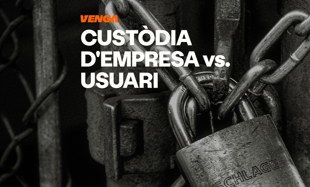 Custòdia d'empresa vs usuari: per què el model canvia el risc en cripto
