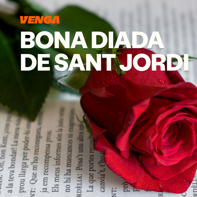 Imagen de: Celebra Sant Jordi l'estil Venga