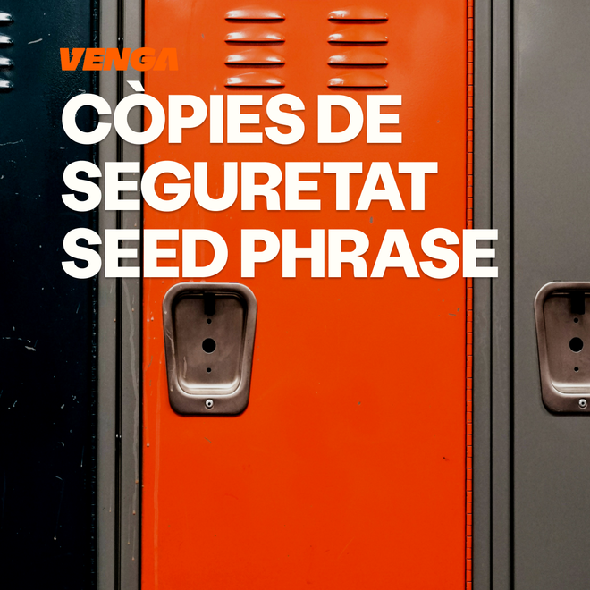 Imagen de: Còpies de seguretat de seed phrase: mètodes segurs i errors comuns