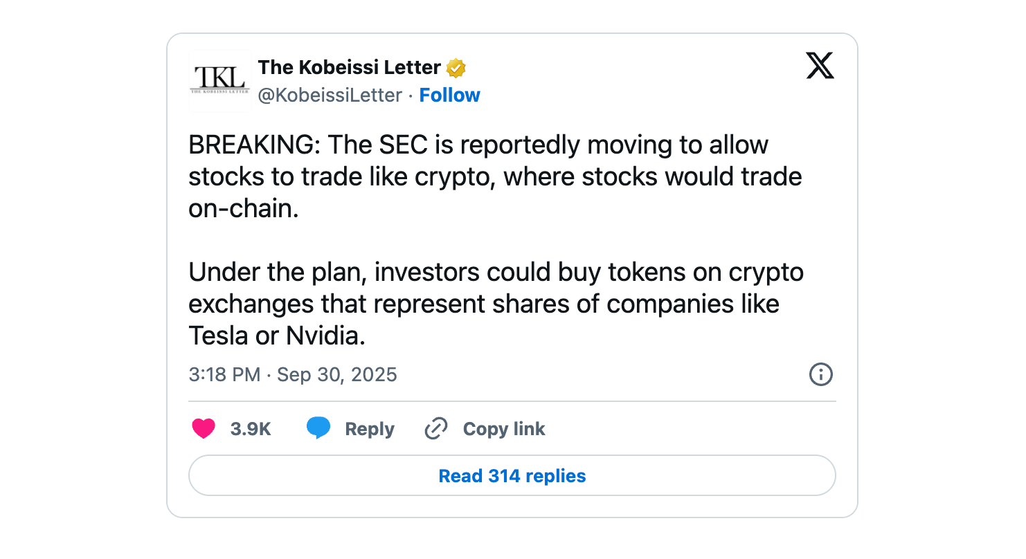 Tokenized Stocks Are Coming: Wall Street Meets Web3