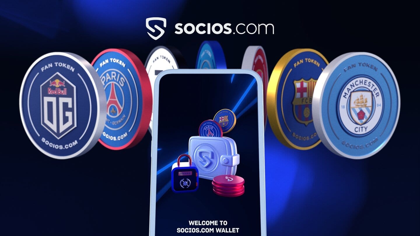 Socios.com Illustration with fan tokens