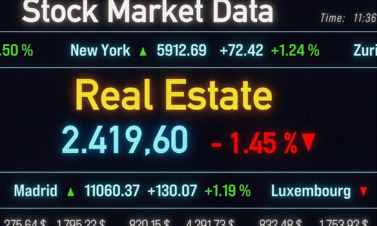 Public Market Volatility, AI generated