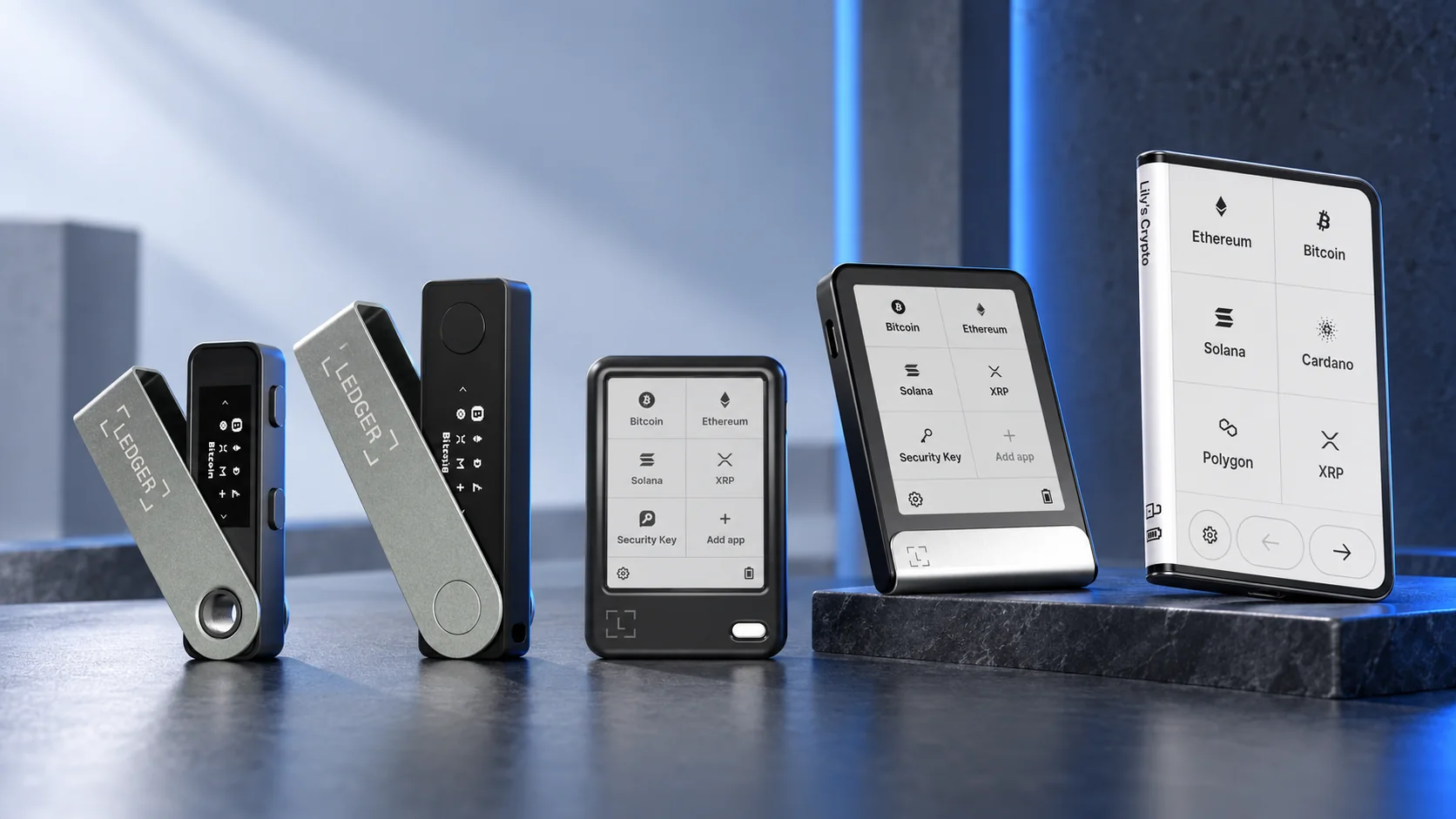 Ledger hardware wallet devices