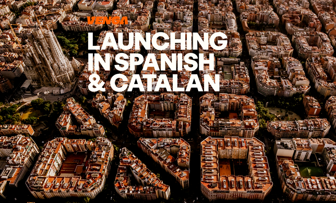 The Venga app is now available in Spanish & Catalan!