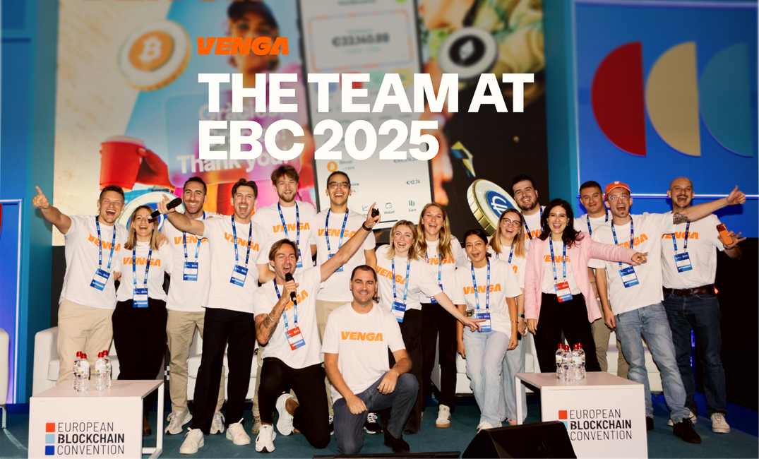 Venga Makes Waves at the European Blockchain Convention 2025