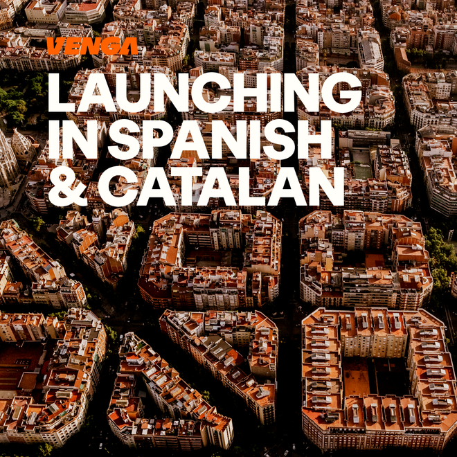 Image of: The Venga app is now available in Spanish & Catalan!