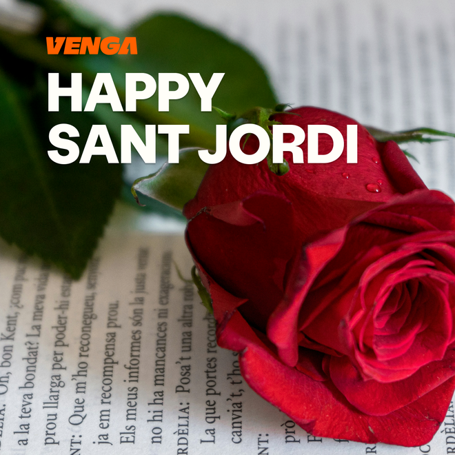 Image of: Celebrating Sant Jordi the Venga Way