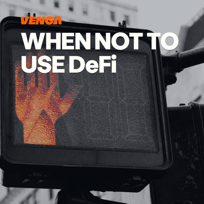 Image of: When Not to Use DeFi: Risks and Warning Signs