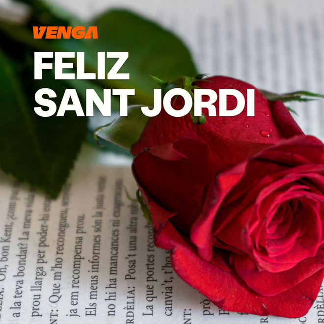 Imagen de: Celebra Sant Jordi al estilo Venga